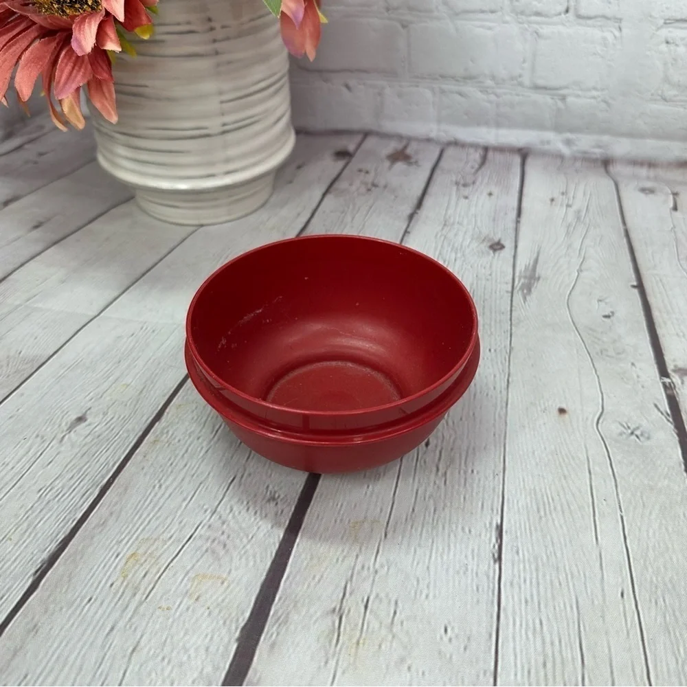 tupperware oriental bowl Red Plastic Bowl Set